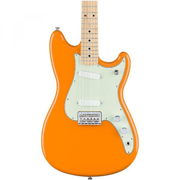 Fender Duo-Sonic Electric Guitar with Maple Fingerboard Capri Orange #1 image