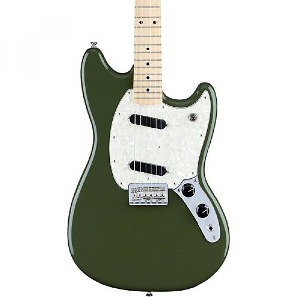 Fender Mustang Maple Fingerboard Olive Green #1 image