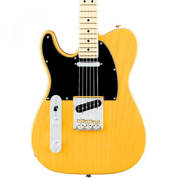 Fender American Professional Telecaster Left-Handed Maple Fingerboard Electric Guitar Butterscotch Blonde #1 image