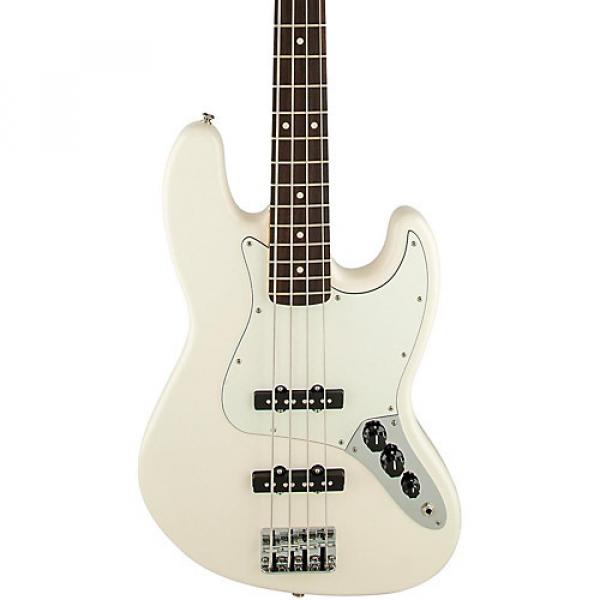 Fender Standard Jazz Bass Guitar Arctic White Rosewood Fretboard #1 image