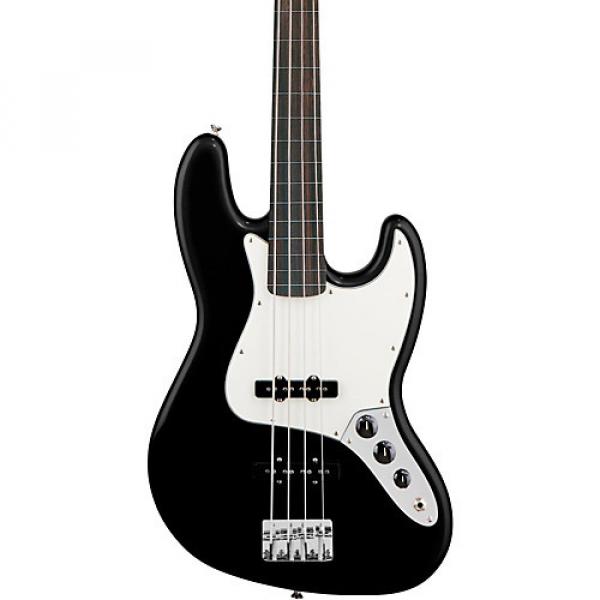 Fender Standard Fretless Jazz Bass Guitar Black Rosewood Fretboard #1 image