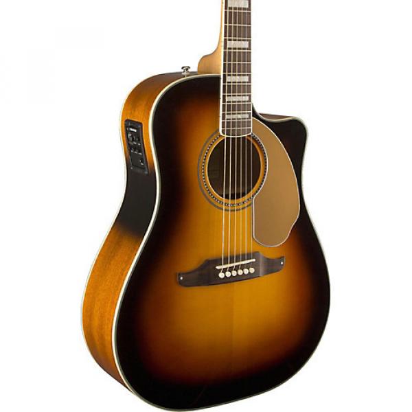 Fender California Series Kingman ASCE Cutaway Dreadnought Acoustic-Electric Guitar 3-Color Sunburst #1 image