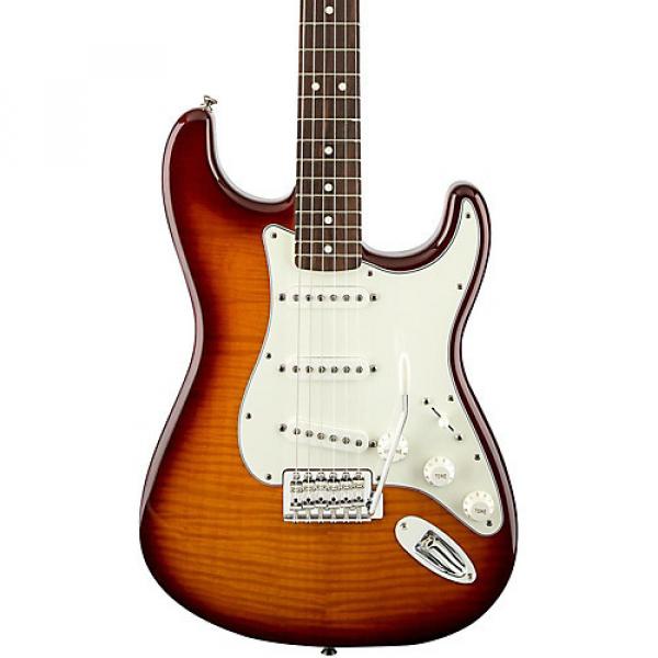 Fender Standard Stratocaster Plus Top, Rosewood Fingerboard Tobacco Sunburst Rosewood Fingerboard #1 image