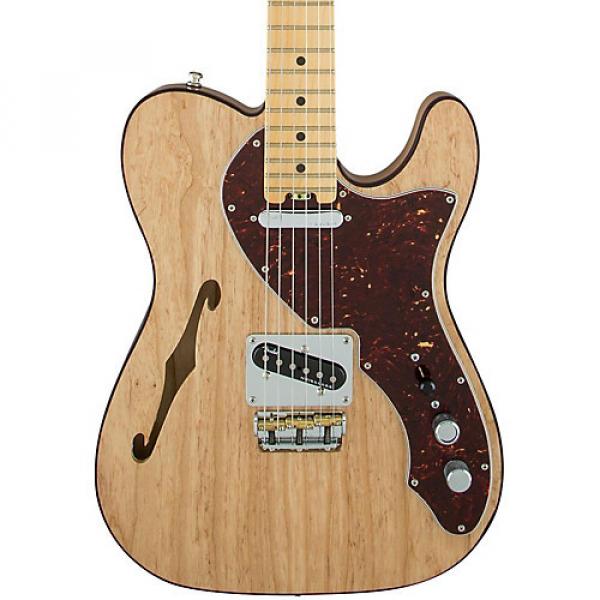 Fender American Elite Telecaster Thinline Maple Fingerboard Electric Guitar Natural #1 image