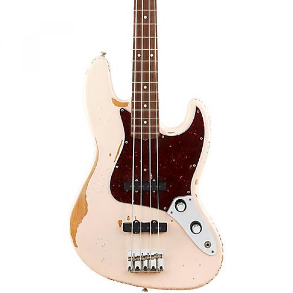 Fender Flea Signature Roadworn Jazz Bass Shell Pink #1 image