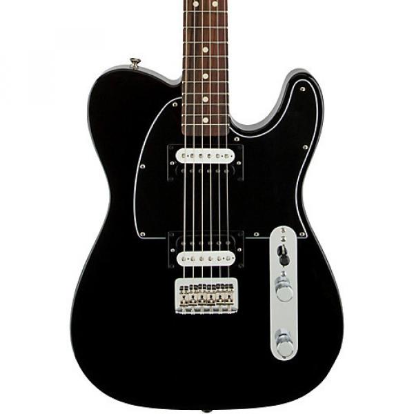 Fender Standard Telecaster HH Rosewood Fingerboard Electric Guitar Black #1 image
