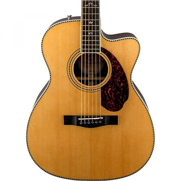 Fender Paramount Series PM-3 Deluxe Cutaway Triple-0 Acoustic-Electric Guitar Natural #1 image