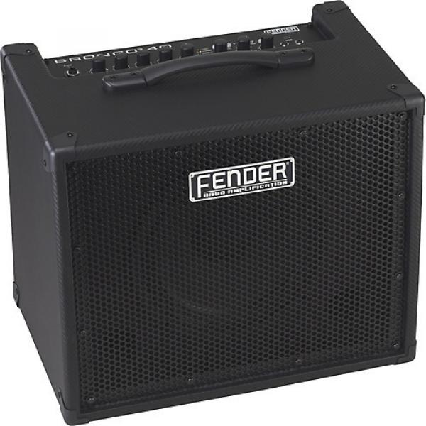 Fender Bronco 40 40W 1x10 Bass Combo Amp Black #1 image