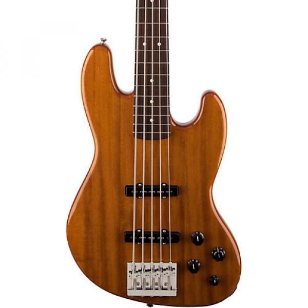 Fender Deluxe Active Jazz Bass V Okume Rosewood Fingerboard Electric Bass Guitar Natural #1 image