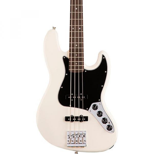 Fender Deluxe Active Jazz Bass , Rosewood Fingerboard Olympic White #1 image