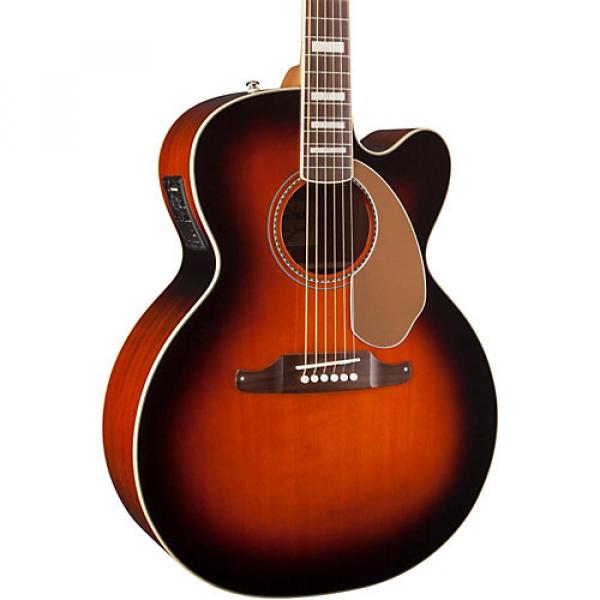 Fender California Series Kingman Jumbo SCE Cutaway Jumbo Acoustic-Elecric Guitar 3-Color Sunburst #1 image