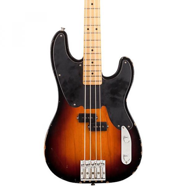Fender Mike Dirnt Roadworn Precision Bass 3-Color Sunburst Maple Fingerboard #1 image