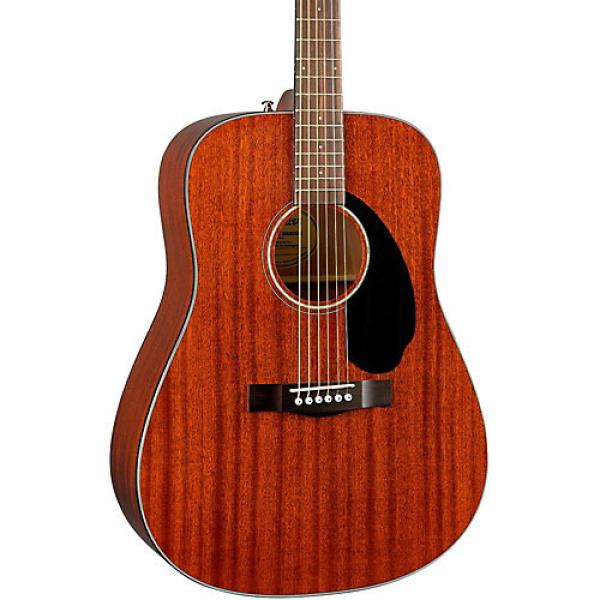 Fender Classic Design Series CD-60S All-Mahogany Dreadnought Acoustic Guitar Natural #1 image