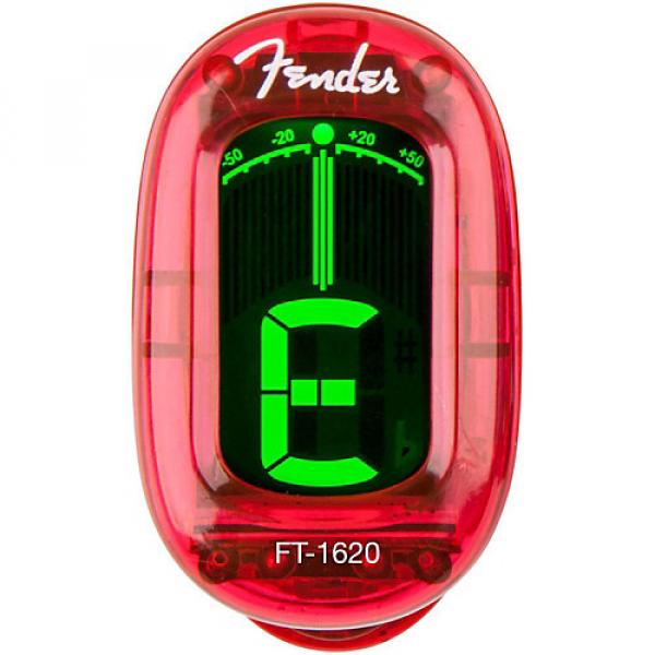 Fender California Series Clip-On Tuners Candy Apple Red #1 image