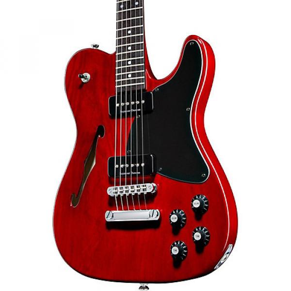Fender Jim Adkins JA-90 Telecaster Electric Guitar Transparent Crimson #1 image