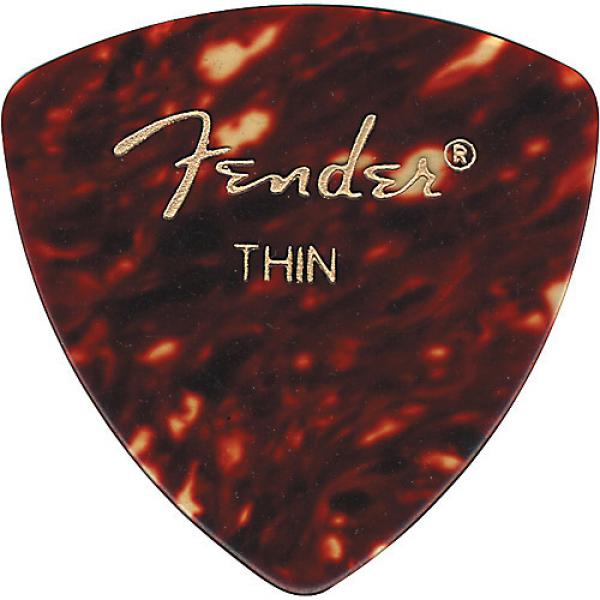 Fender 346 Shell Guitar Pick Thin 6 Dozen #1 image