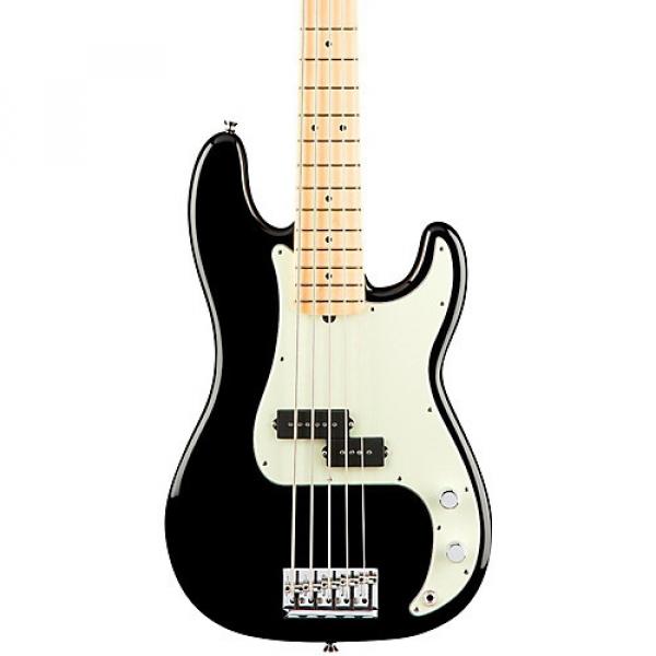 Fender American Professional Precision Bass V Maple Fingerboard Black #1 image