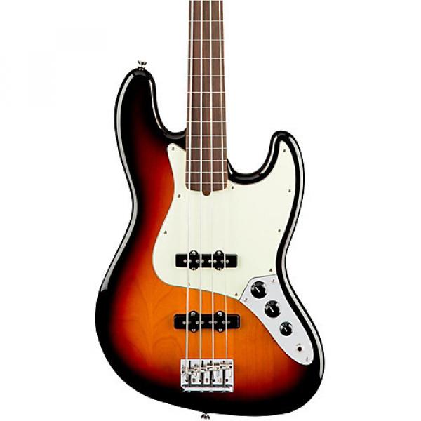Fender American Professional Fretless Jazz Bass Rosewood Fingerboard 3-Color Sunburst #1 image