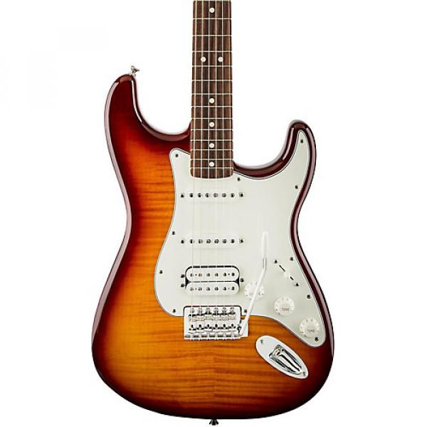 Fender Standard Stratocaster HSS Plus Top, Rosewood Fingerboard Tobacco Sunburst Rosewood Fingerboard #1 image