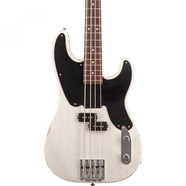 Fender Mike Dirnt Roadworn Precision Bass White Blonde Rosewood Fingerboard #1 image