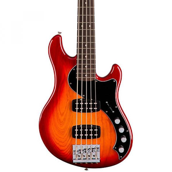 Fender Deluxe Active Dimension Bass V, Rosewood Fingerboard Aged Cherry Sunburst #1 image