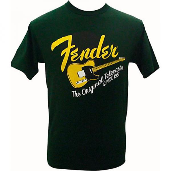 Fender Original Tele T-Shirt Green Medium #1 image