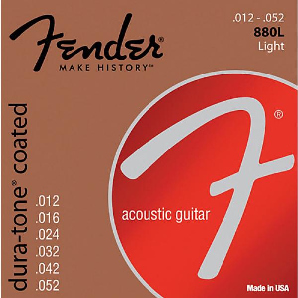 Fender 880L Coated 80/20 Bronze Acoustic Guitar Strings - Light #1 image