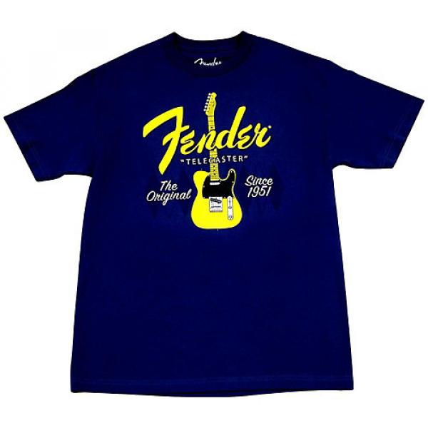 Fender Telecaster Since 1951 T-Shirt Small Blue #1 image