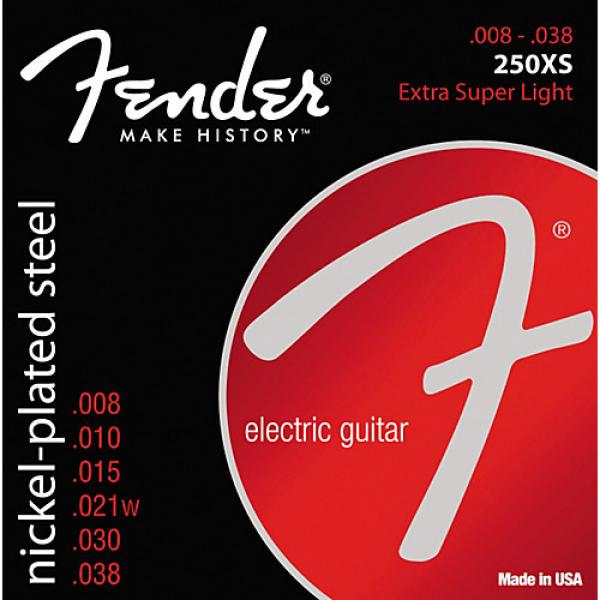 Fender 250XS Super 250 Nickel-Plated Steel Electric Guitar Strings - Extra Super Light #1 image