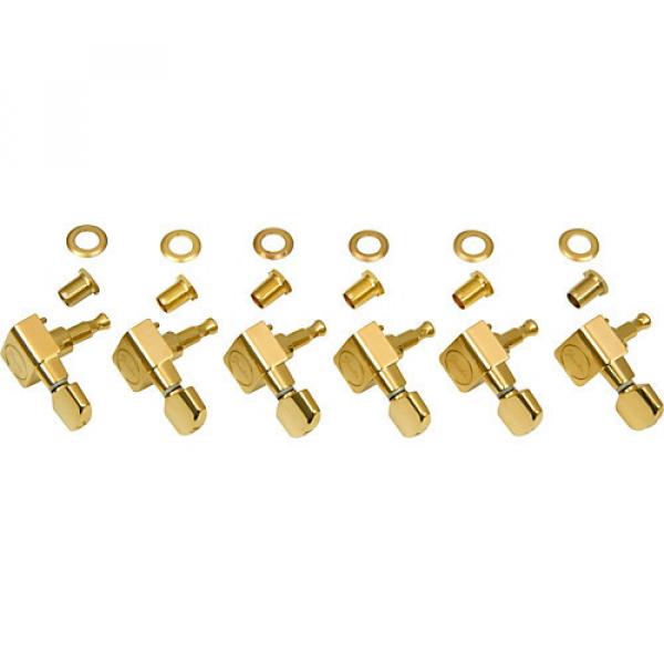 Fender American Series Stratocaster Guitar Tuners with Gold Hardware Set of 6 Gold #1 image