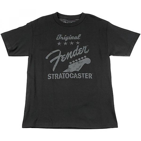 Fender Original Strat T-Shirt, Charcoal Small #1 image