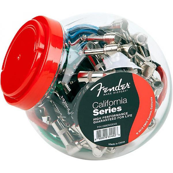 Fender California Series 6" Insturment Patch Cable Bowl (20 count) - Multi Color #1 image