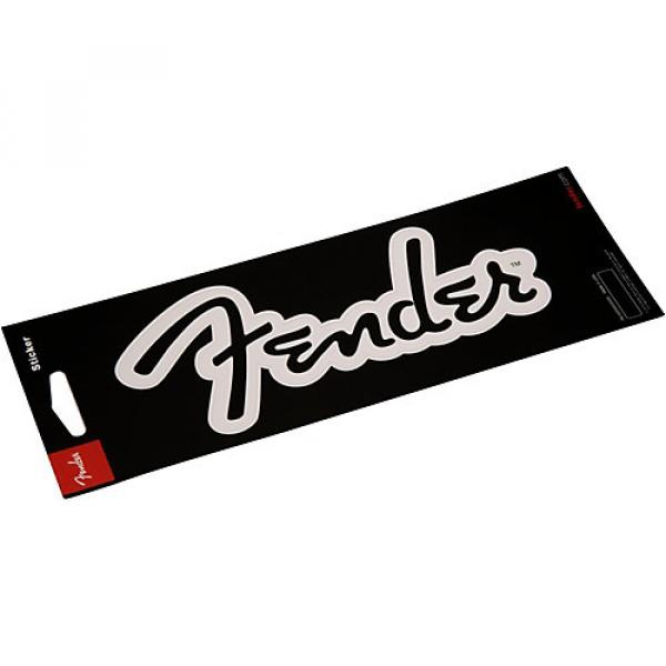 Fender Logo Sticker Matte White #1 image