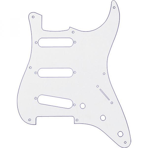 Fender 57/SRV Strat 8 Hole 1 Ply Pickguard White #1 image