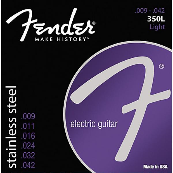 Fender 350L Stainless Steel Electric Guitar Strings - Light #1 image