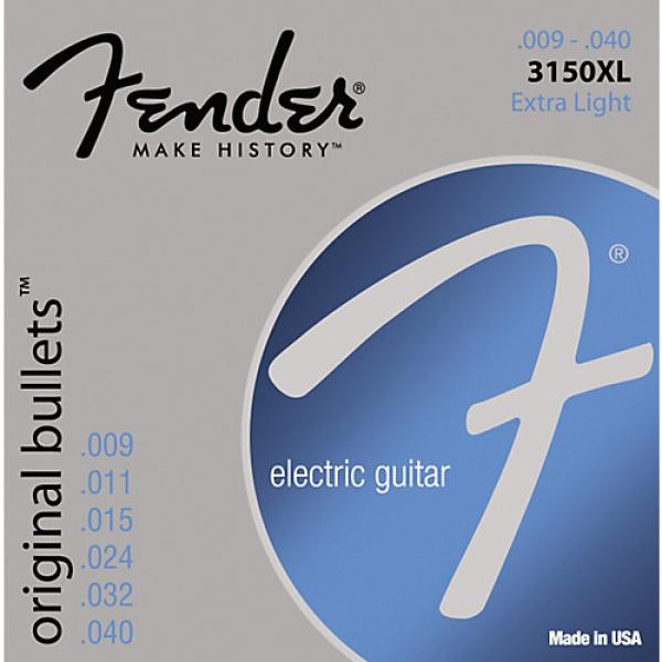 Fender 3150XL Original 150 Pure Nickel Bullet-End Electric Guitar Strings - Extra Light #1 image