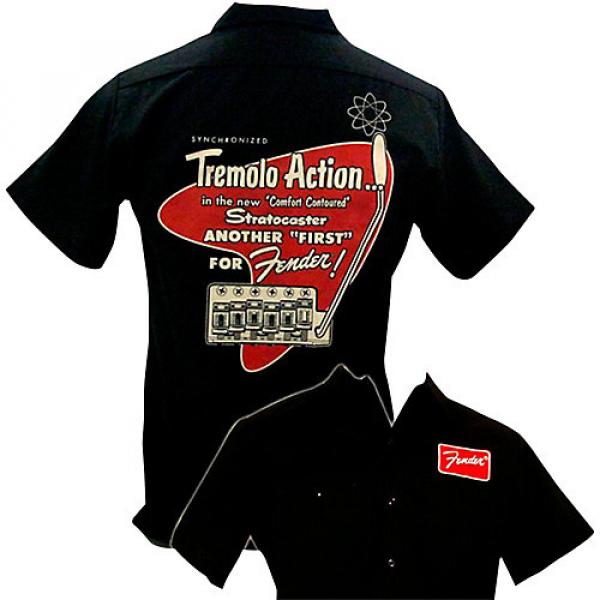 Fender Tremolo Work Shirt Black Small #1 image