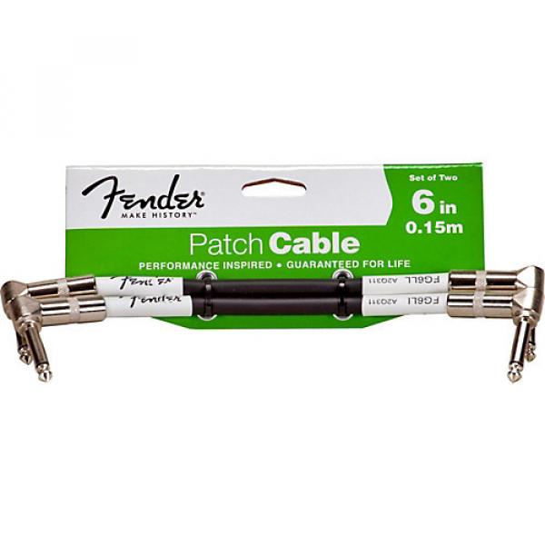 Fender Performance Series 6 in. Instrument Patch Cable (2-Pack) #1 image