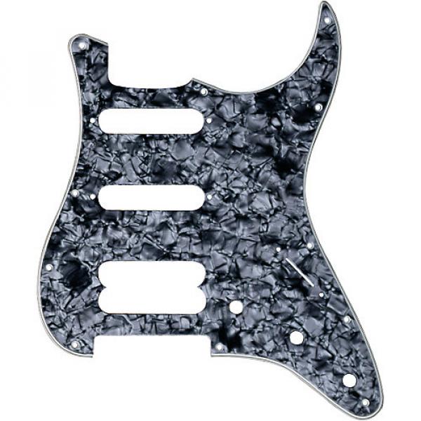 Fender American Standard Strat Pickguard 11 Hole 1HB/2SC Black Pearl #1 image