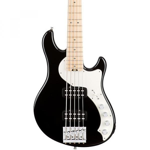 Fender American Elite Dimension Bass V HH, Maple, Electric Bass Guitar Black #1 image