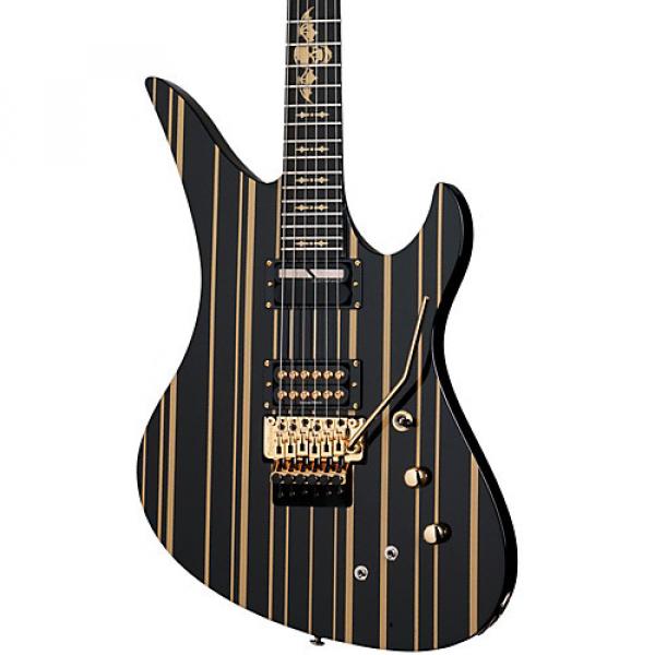 Schecter Guitar Research Synyster Gates Custom S Electric Guitar Black/ Gold #1 image