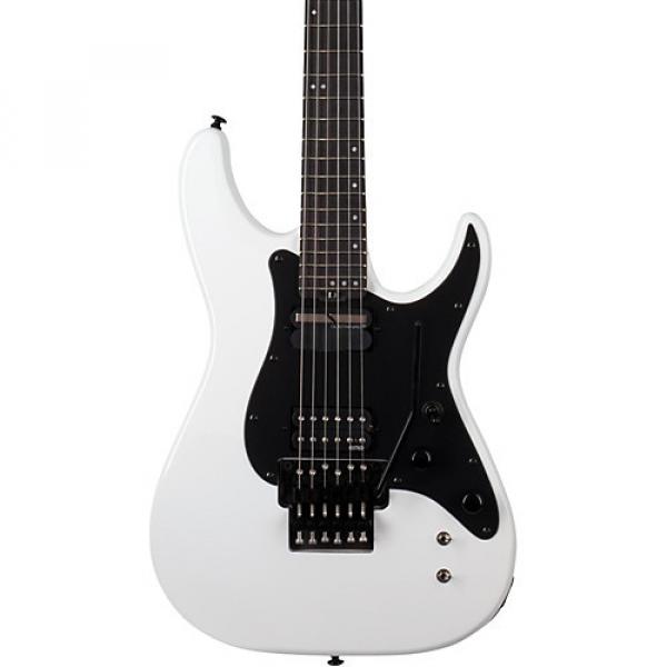 Schecter Guitar Research Sun Valley SS-FR Gloss White Black Pickguard #1 image