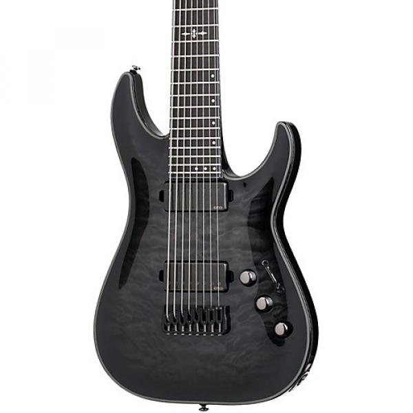 Schecter Guitar Research Hellraiser Hybrid C-8 8 String Electric Guitar Transparent Black Burst #1 image