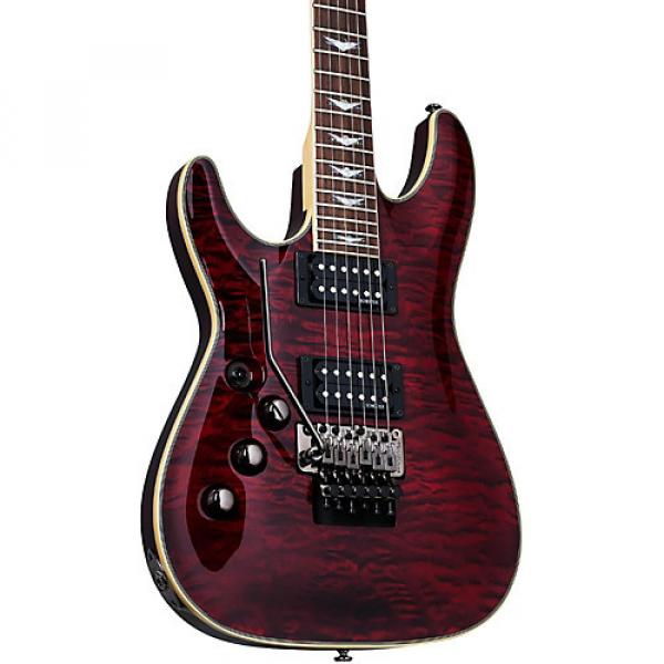 Schecter Guitar Research Omen Extreme-6 FR Left-Handed Electric Guitar Black Cherry #1 image