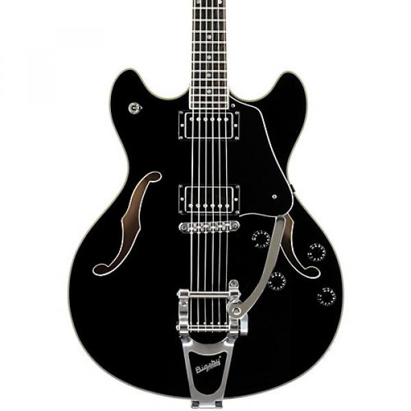 Schecter Guitar Research Corsair Bigsby Electric Guitar Gloss Black #1 image