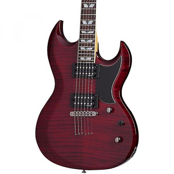 Schecter Guitar Research Omen Extreme S-II Electric Guitar Black Cherry #1 image