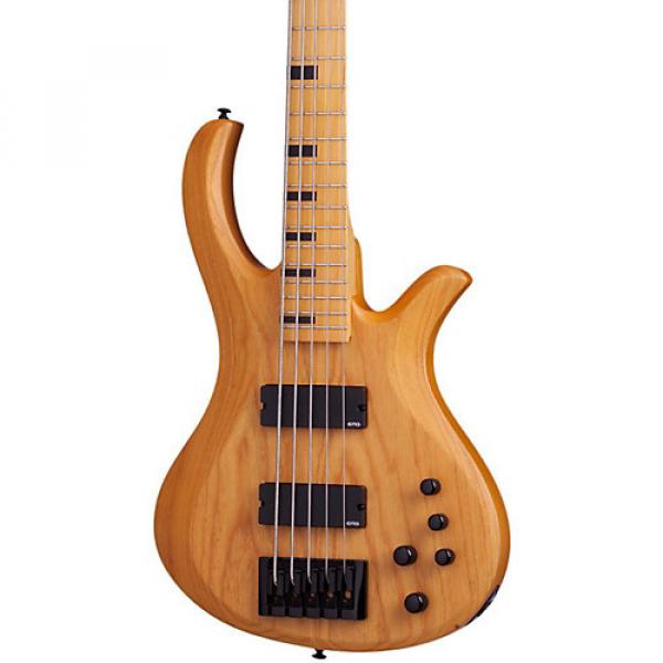 Schecter Guitar Research Riot-5 Session  5 String Electric Bass Guitar Satin Aged Natural #1 image