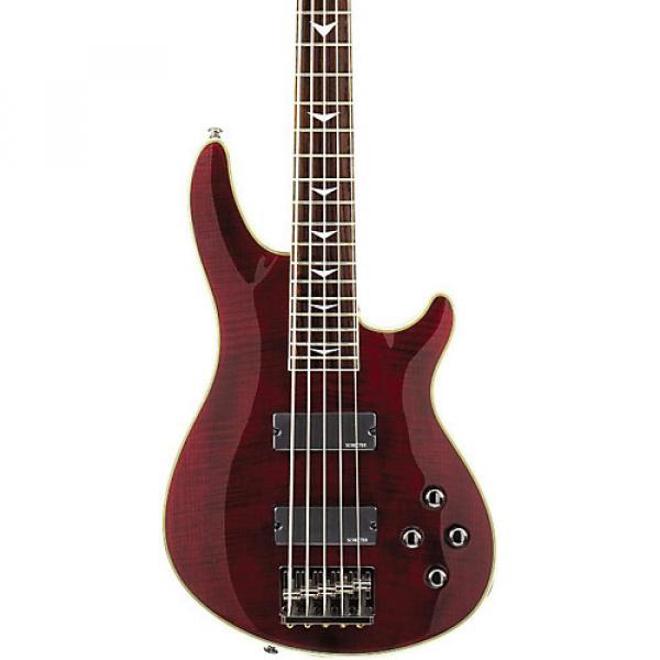 Schecter Guitar Research Omen Extreme-5 5-String Bass Guitar Black Cherry #1 image