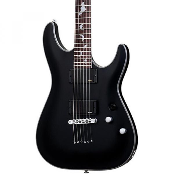Schecter Guitar Research Damien Platinum 6 Electric Guitar Satin Black #1 image