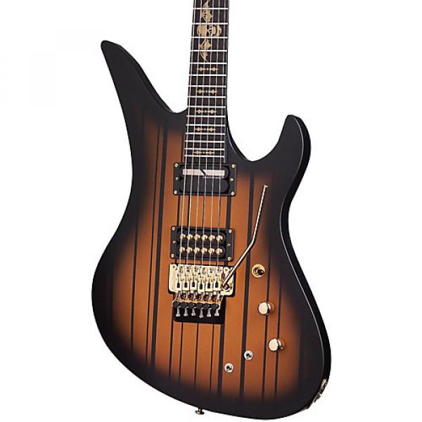 Schecter Guitar Research Synyster Gates Custom with Sustaniac Pickup Electric Guitar Satin Gold Burst #1 image